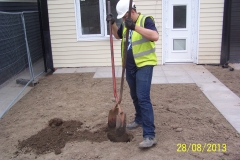 Hand Dug Trial Pit